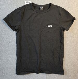 HUEL Classic Black Short Sleeve Tee Mens Unisex L